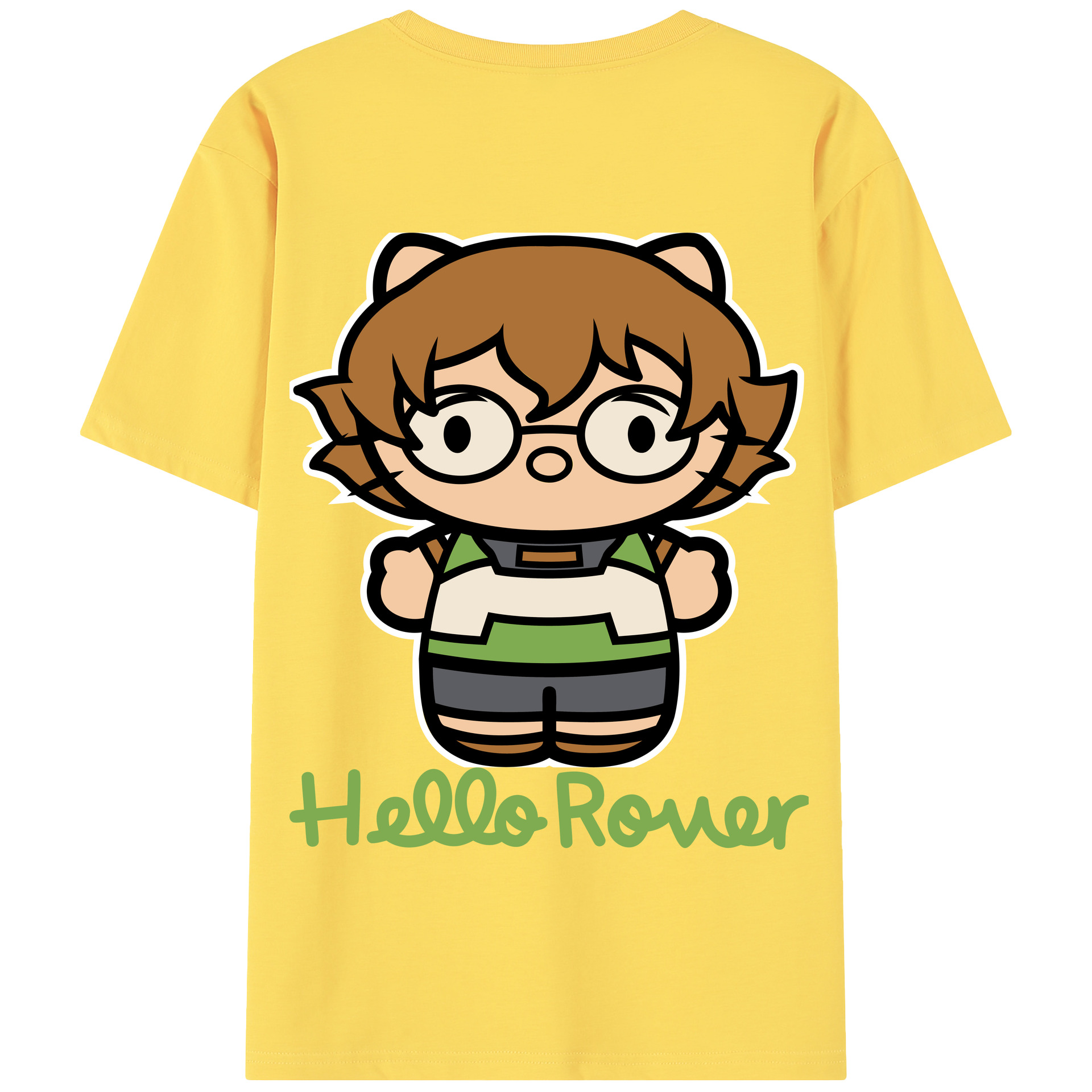 （画像用） Hello Kitty ハローキティ 綿100％半袖Tシャツ（背面プリント）