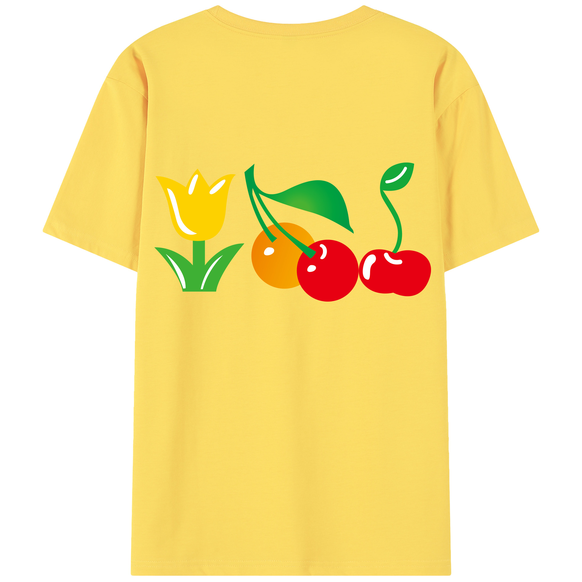 （画像用） Hello Kitty ハローキティ 綿100％半袖Tシャツ（背面プリント）