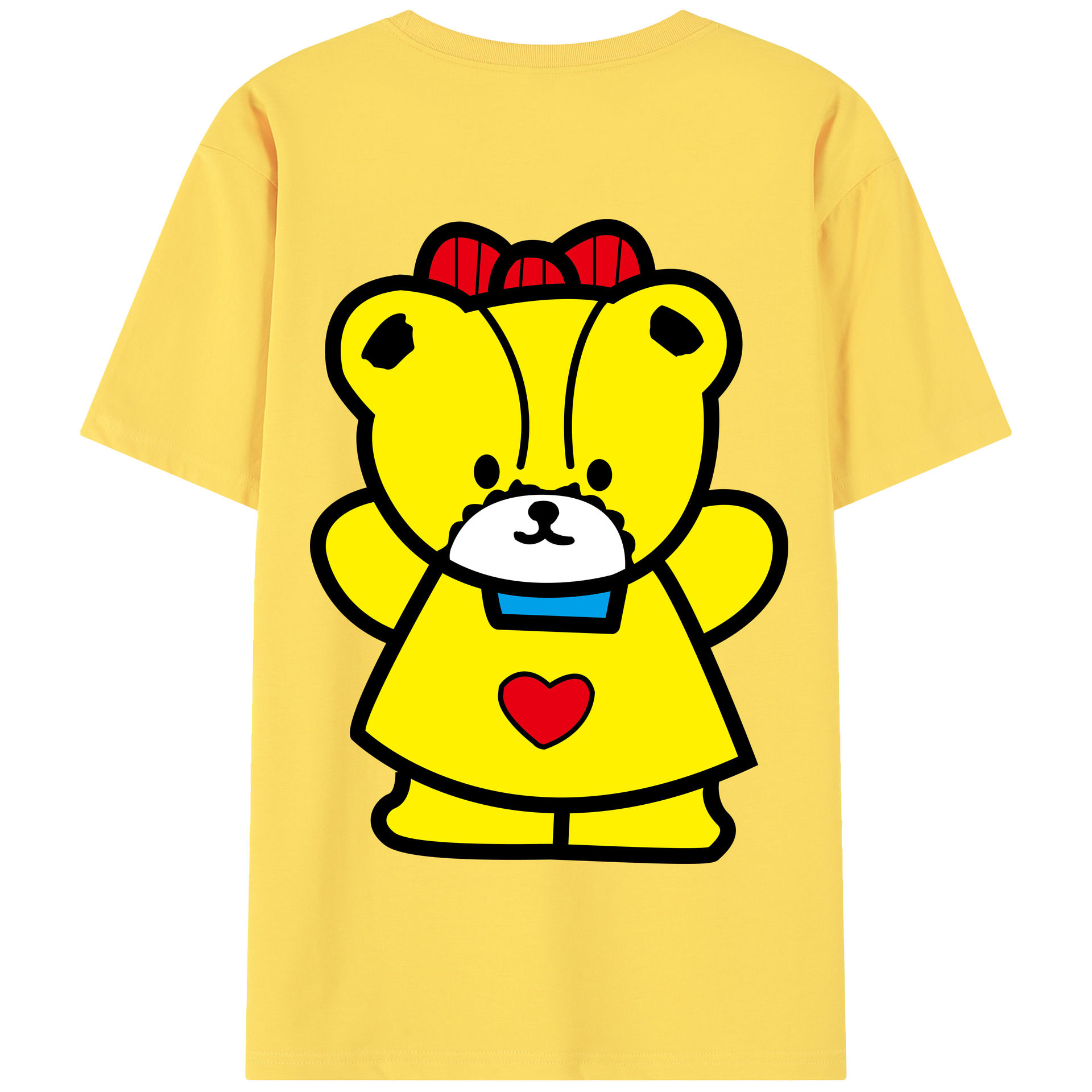 （画像用） Hello Kitty ハローキティ 綿100％半袖Tシャツ（背面プリント）