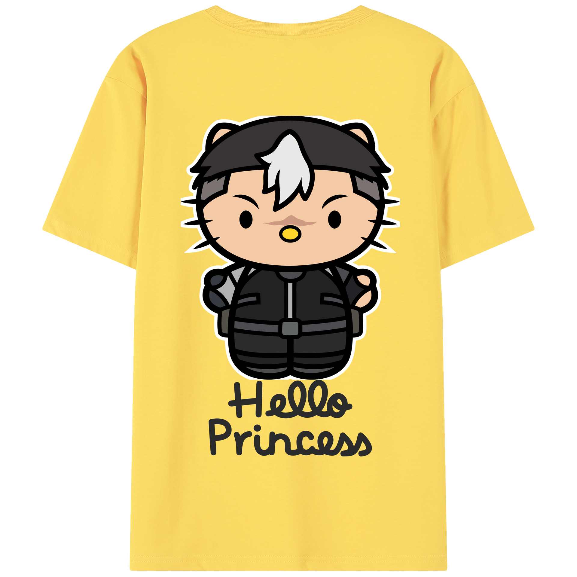 （画像用） Hello Kitty ハローキティ 綿100％半袖Tシャツ（背面プリント）
